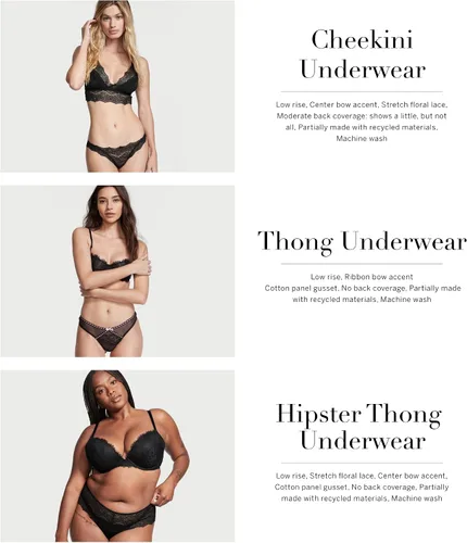 Vista 5 de Victoria's Secret Tanga de encaje Dream Angels