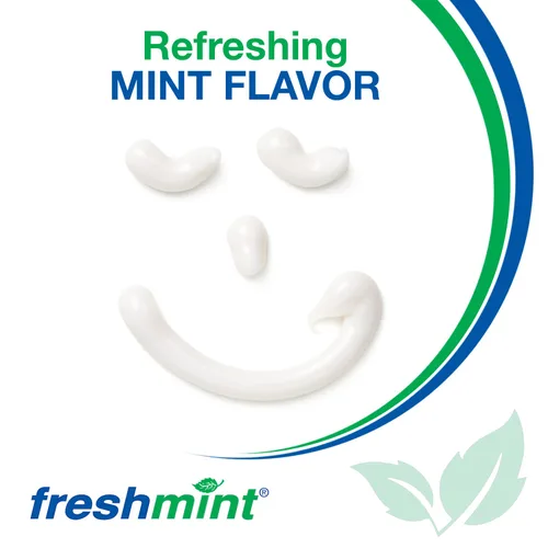 Vista 6 de 144 tubos de pasta dental Freshmint® con flúor anticaries de 1.5 onzas, los tubos no tienen cajas individuales para ahorrar más
