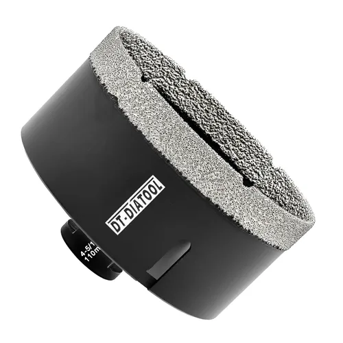 Vista 42 de DT-DIATOOL Broca de núcleo de diamante de 1/4 pulgada con hilo 5/8"-11 de vacío soldado para baldosas de porcelana, cerámica, gres, mármol, granito