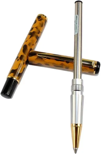 Vista 5 de Gullor Bolígrafo Slim 801 clip dorado - Macular