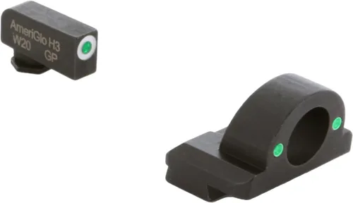 Vista 7 de AMERIGLO Ghost Ring Series Sight Set for Glock - Fits Gen 1-4 9mm/.40/.380, Gen 5 10mm/.45