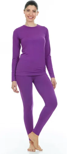 Vista 10 de Thermajane Ropa interior térmica para mujer Rosa bebé