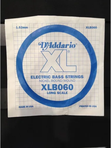 Vista 10 de D'Addario XLB020P Guitarra Bajo de Acero Liso Cuerda Simple, Escala Larga, .020