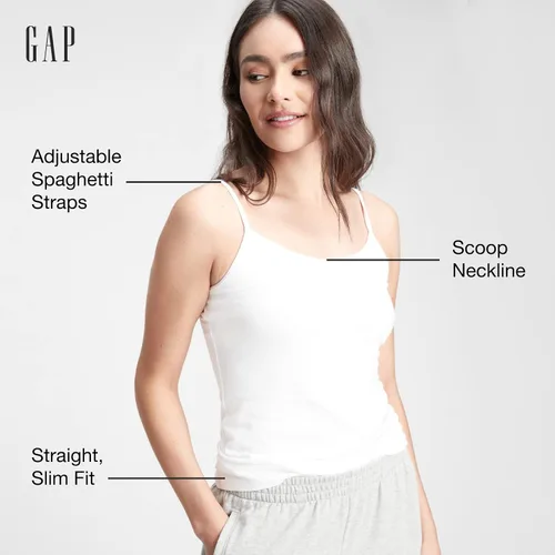 Vista 4 de Gap Cami ajustado para mujer