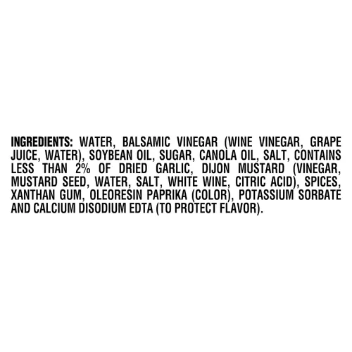 Vista 3 de Kraft Aderezo para ensalada de vinagreta balsámica (botella de 16 fl oz)