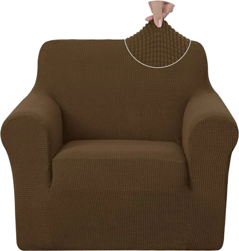 Vista 39 de U-NICE HOME Funda para sofá biplaza elástica, cubierta para sofá, funda para sillón, protector de muebles para sofá con 2 cojines, funda para sofá