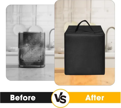 Vista 3 de Cubierta antipolvo para olla a presión eléctrica para freidora de aire Chefman TurboX 4 en 1, resistente al agua, funda de nailon impermeable