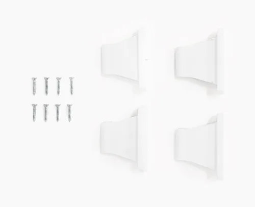 Vista 5 de Regalo Puerta de bebé configurable súper ancha de 76 pulgadas, incluye 4 paquetes de soportes de pared y accesorios