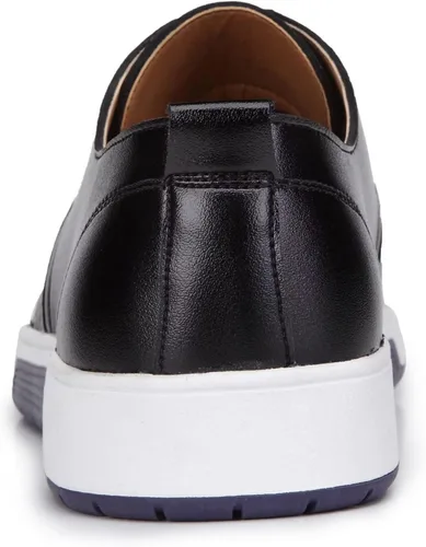 Vista 4 de BSROT Zapatos Oxford casuales para hombre, zapatos de vestir con cordones, cómodos zapatos deportivos de moda