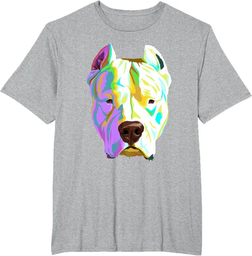 Vista 82 de Colorida camiseta Dogo Argentino, Negro, S
