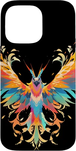 Vista 20 de Funda para iPhone 11 Rising Phoenix Fire Colorful Bird Open Wing Rebirth