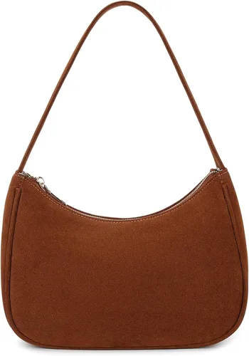 Vista 28 de CYHTWSDJ Bolsos de hombro para mujeres, lindo bolso tote tipo hobo con cierre de cremallera y mini cartera de mano Nailon Negro