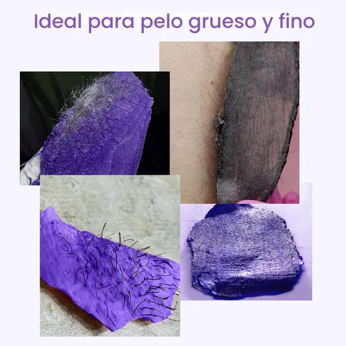 Vista 6 de BLITZWAX Kit de depilación brasileña y bikini para mujer, calentador de cera dura para cara, piernas y cuerpo, kit de depilación en casa, apto
