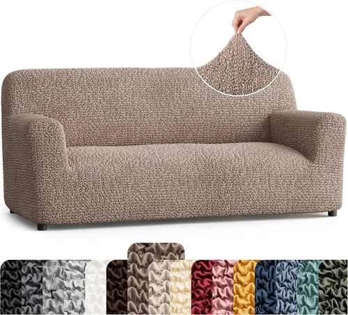 Vista 51 de PAULATO BY GA.I.CO. Funda para Silla - Funda para Sillón - Funda para Sillón - Funda de Tela Suave - Protector de Muebles Elegante de Ajuste Ceniza