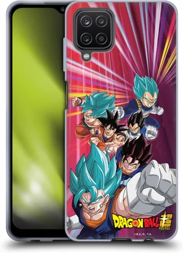 Vista 134 de Head Case Designs Funda de gel con licencia oficial de Dragon Ball Super Group Future Trunks Arc Characters [protección de grado militar] compatible