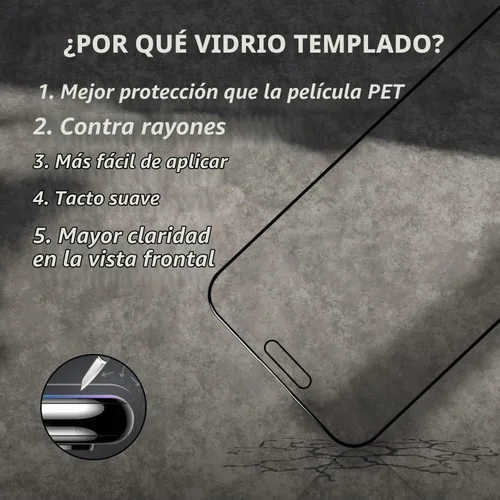 Vista 4 de EGKimBa Protector de pantalla de privacidad para iPhone 16 Plus, 15 Plus, 14 Pro Max, 6.7 pulgadas, vidrio templado con luz azul degradado - 2