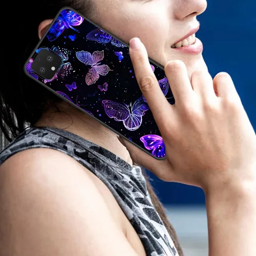Vista 488 de Funda delgada para Google Pixel 4 XL, funda delgada de silicona de TPU suave a prueba de golpes para Google Pixel 4 XL, astronauta Galaxy