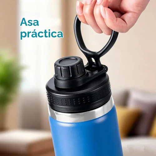 Vista 4 de Tapa de botella de agua de boca ancha compatible con Hydro Flask