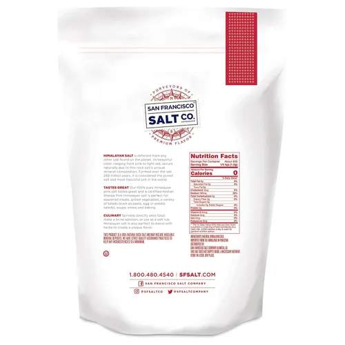 Vista 2 de Sherpa Pink Sal del Himalaya – Grano extrafino, 2 libras. Totalmente natural, sin gluten, sin aditivos Perfecto para cocinar y recetas diarias