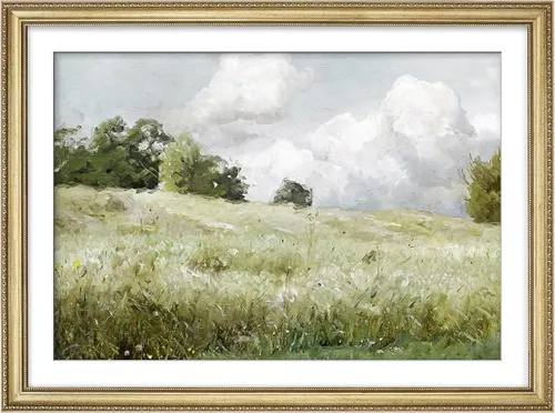 Vista 187 de MUDECOR Lienzo enmarcado prémium para pared, pinos nevados en bosque de invierno, ilustraciones modernas, arte contemporáneo, escénico, divertido