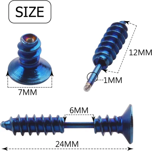 Vista 2 de BronaGrand 5 pares de aretes de aro unisex de acero inoxidable para hombre