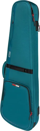 Vista 21 de Gator Cases ICON Series Premium - Bolsa de concierto resistente a la intemperie para guitarras de estilo semihueco; con tiradores de cremallera