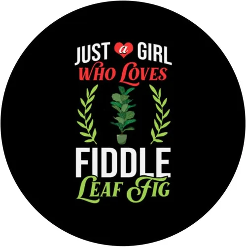 Vista 3 de Fiddle Leaf Fig Ficus Lyrata Care Árbol Plantas Suelo Interior PopSockets intercambiables PopGrip