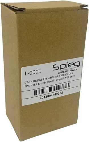 Vista 7 de Spieg Lente de luz intermitente para espejo lateral del conductor para Freightliner Mercedes Sprinter 2007-2018 sin bombilla (izquierda)
