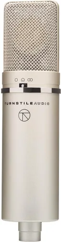 Vista 2 de Turnstile Audio Concourse Series TAC1100 Micrófono de condensador cardioide multipatrón, diafragma grande para grabación vocal, podcasting