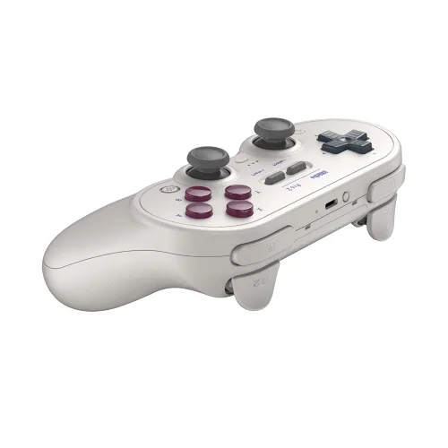 Vista 2 de 8BitDo Pro 2 Bluetooth Controller for Switch, PC, macOS, Android, Steam Deck & Raspberry Pi (G Classic Edition)
