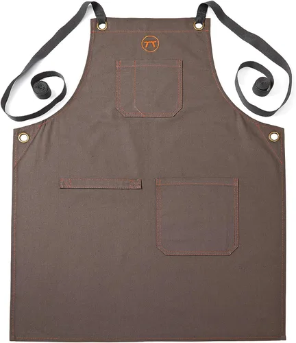 Vista 7 de Outset Delantal para parrilla y cocina, Black Demin, 27" x 30