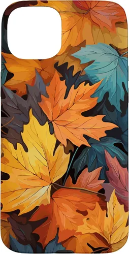 Vista 9 de Colorful Leaves Otoño y Otoño Tema, Otoño Color Funda para iPhone 17