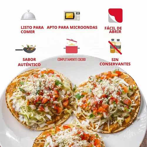 Vista 5 de Chata Frijoles refritos con chilorio de cerdo, 15.2 oz, paquete de 3