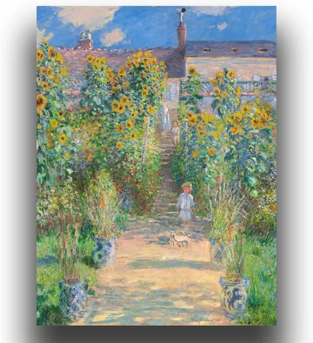 Vista 24 de OKRA Un domingo en La Grande Jatte Póster - Impresión de Georges Seurat - Cuadro de arte impresionista - Pintura al óleo de paisaje naturaleza