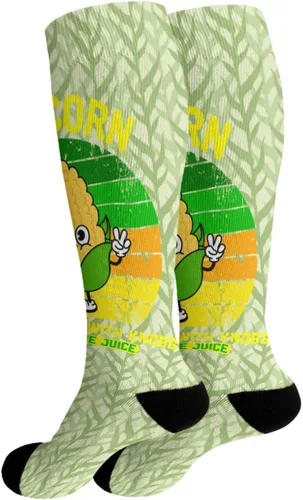 Vista 2 de devor Dress Socks Dress Sock Womens Work Boot Sock Fashion It's Corn a big lump with knobs It Has The Juice Sock