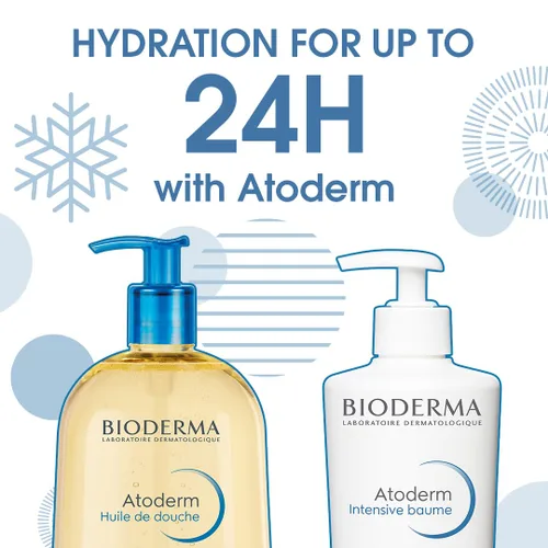 Vista 3 de Bioderma Atoderm Shower Oil, Cleansing Oil For Face & Body, Nourishing Cleansing Oil For Dry to Atopic Sensitive Skin For Softer & Smooth Skin For