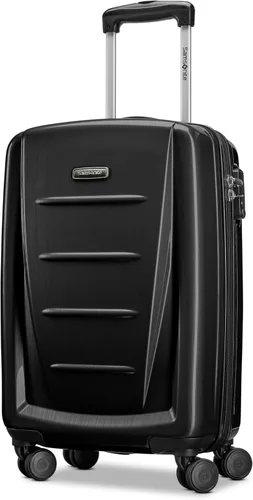 Vista 10 de Samsonite Winfield 2 Equipaje rígido con ruedas giratorias, Carbón vegetal, Grande de 28 pulgadas, a cuadros