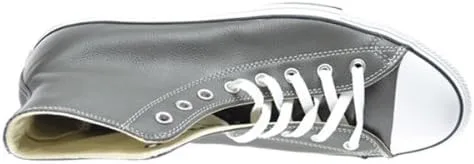 Vista 5 de Converse Men's Chuck Taylor All Star Leather Hi Vintage White University RED