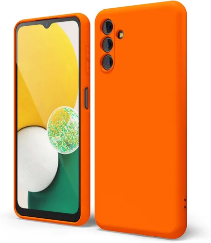 Vista 223 de oakxco Funda para teléfono Samsung Galaxy A12 con agarre de silicona líquida, linda delgada fina suave cubierta de gel de goma TPU lisa para mujeres