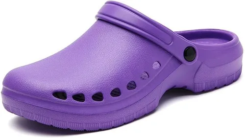 Vista 8 de Lightweight EVA Work Clogs for Men & Women, Non-Slip Professional Shoes for Kitchen, Hospital, Restaurant & Garden, Breathable Ventilated & Machine