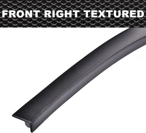 Vista 7 de CROSSDESIGN Guardabarros, compatible con Volkswagen Tiguan 2012-2017 delantero izquierdo texturizado plástico negro Left Textured Black Plastic