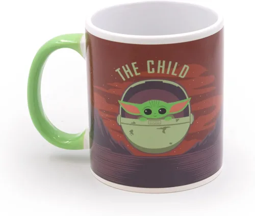 Vista 3 de Culture Fly Star Wars The Mandalorian Baby Yoda - Juego de regalo en caja con calcetines, taza y llavero, Multi