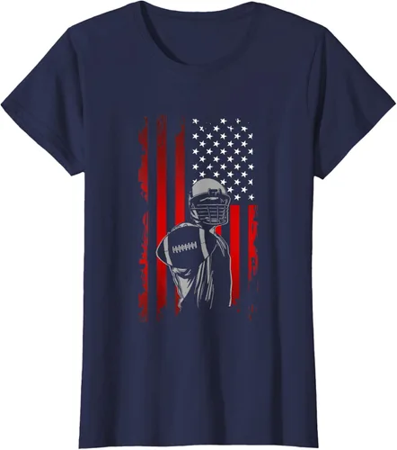 Vista 29 de Camiseta de fútbol americano, Negro