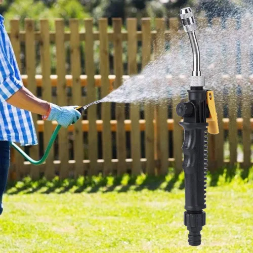 Vista 3 de G3/8 DN10 Pulverizador de agua ajustable Pulverizador de agua de alta presión Varita Herramienta de riego de jardín Boquilla de riego de plantas