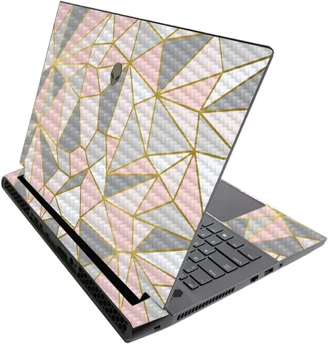 Vista 583 de MightySkins - Skin brillante con purpurina para Alienware M17 R3 (2020) y M17 R4 (2021) - Diversión de los años 90 Acabado duradero con purpurina