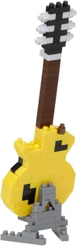 Vista 3 de nanoblock - Instrumentos - Guitarra Eléctrica Amarilla, Kit de Construcción Serie Colección