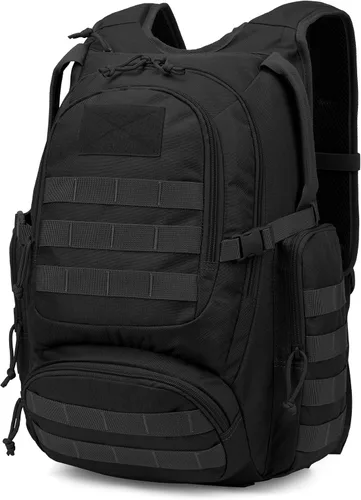 Vista 8 de Mardingtop - Mochilas tácticas Molle (Equipo modular de transporte de carga ligera), estilo militar, de 25 litros, para senderismo, acampar, viaje