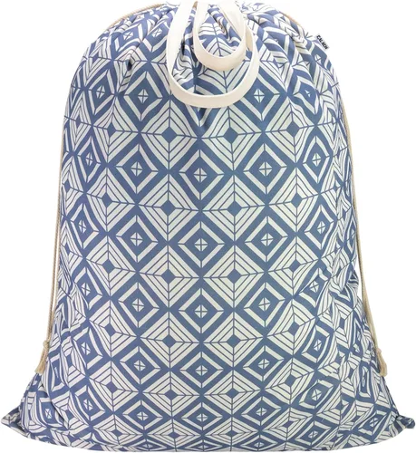 Vista 28 de Bolsa de lona para lavandería con asas y cordón 30 pulgadas de ancho x 35 Bolsa de almacenamiento de lona gruesa, grande, resistente, lavable