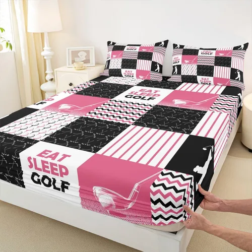 Vista 9 de Erosebridal Sábana bajera ajustable de béisbol tamaño individual, juego de cama de juegos deportivos para niños, niñas, adolescentes y adultos