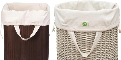 Vista 3 de Bolsas de lavandería para dormitorio universitario - Forro versátil y resistente para cesta de lavandería universitaria con cordón - Forro de cesta